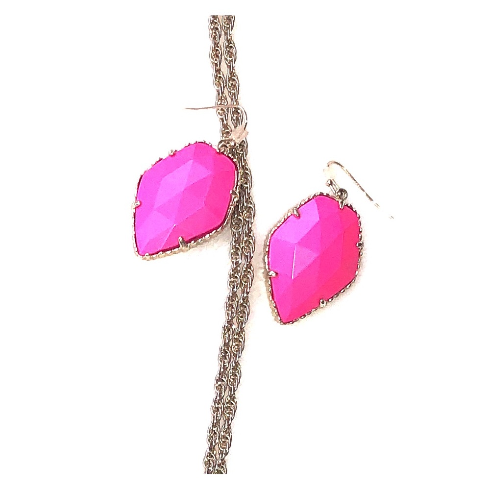 Kendra Scott Neon pink (ret color) Corley Earrings